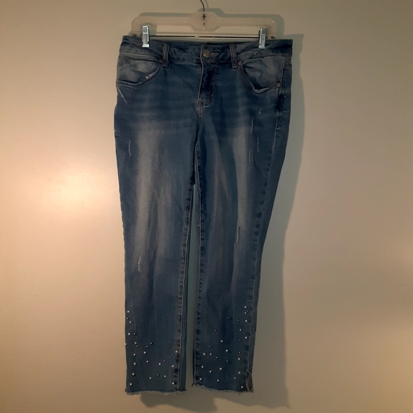 Maurice Ladies Studded Jeans - Picture 2 of 4